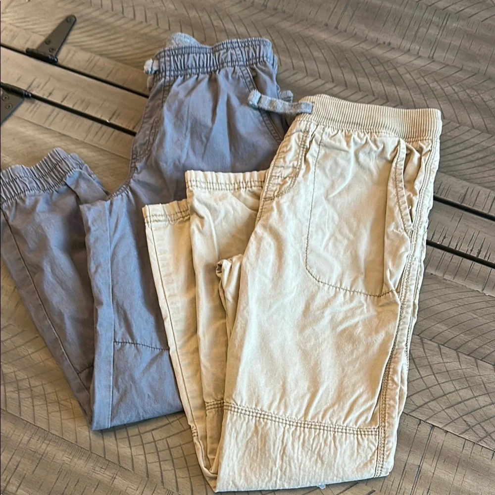 BUNDLE- Carter's Khaki and Gray Cotton Pants Relaxed Fit